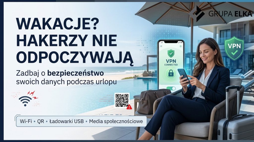 Wakacje – hakerzy nie odpoczywają. Jak bezpiecznie korzystać z sieci na urlopie?